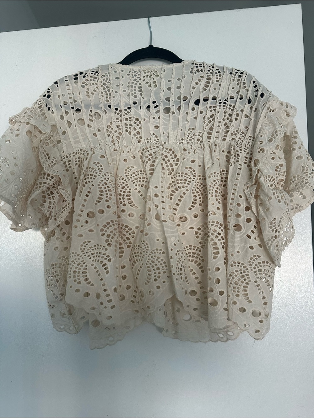 NWOT Farm Rio Richelier Lace Top - Picture 2 of 4